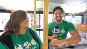 Read more about the article Brucce Cabral vive dia de cobrador de ônibus