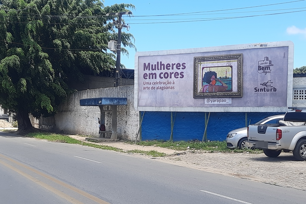 You are currently viewing Mês da mulher: obras de artistas alagoanas estampam ônibus de Maceió
