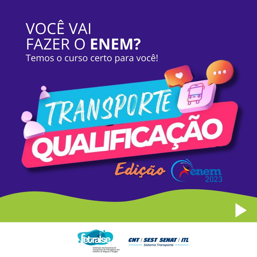 Leia mais sobre o artigo UNIDADES DO CONSELHO REGIONAL III DO SEST SENAT OFERECEM AULÕES ESPECIAIS PARA O ENEM 2023 ATRAVÉS DO TRANSPORTE QUALIFICAÇÃO