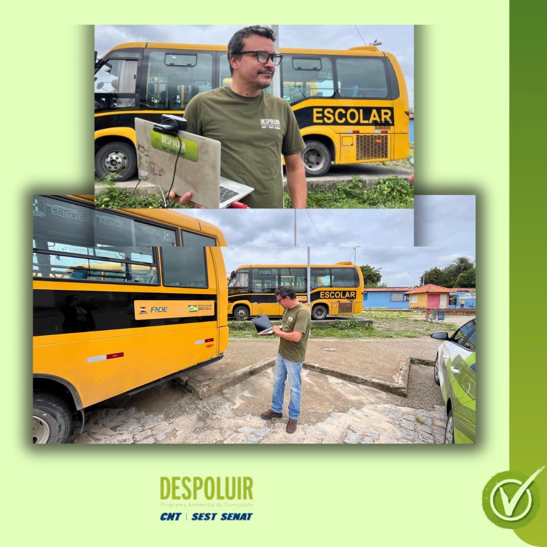 Leia mais sobre o artigo Ônibus escolares de Alagoas recebem vistoria do Programa Despoluir