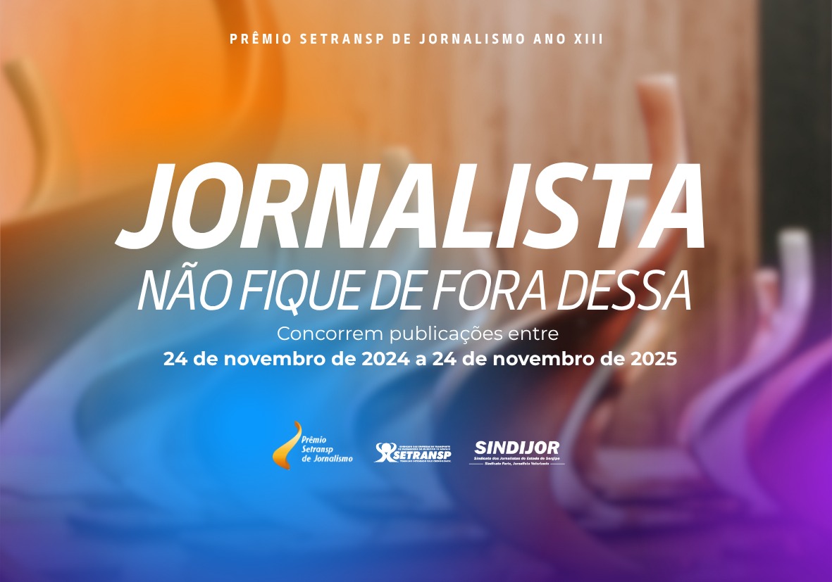 No momento, você está visualizando Começam as inscrições para a 13ª edição do Prêmio Setransp de Jornalismo